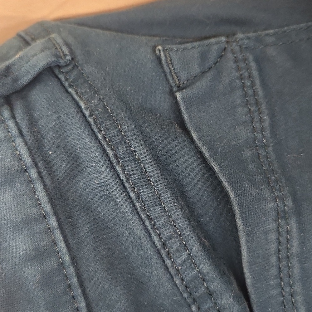 Express Skinny Pants Size 4R Teal Blue Great Condition - Picture 6 of 6